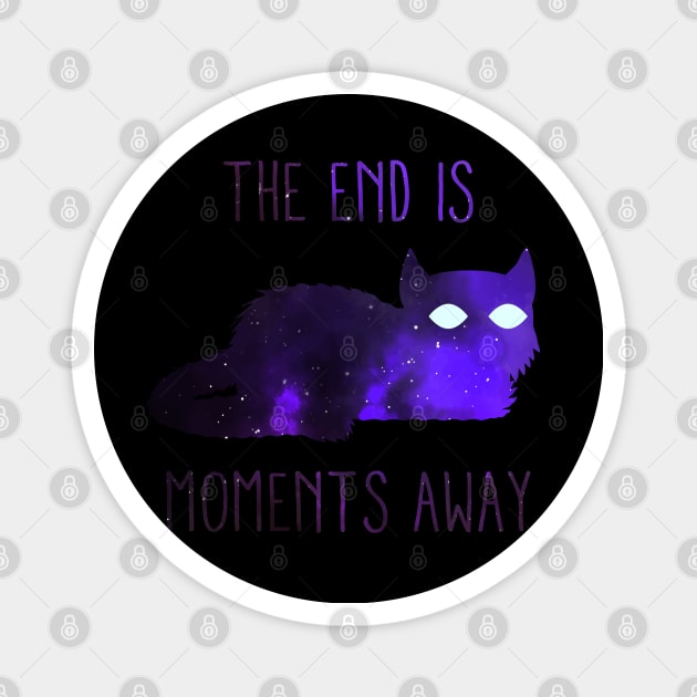 Night In The Woods Sky Cat Magnet by katmargoli